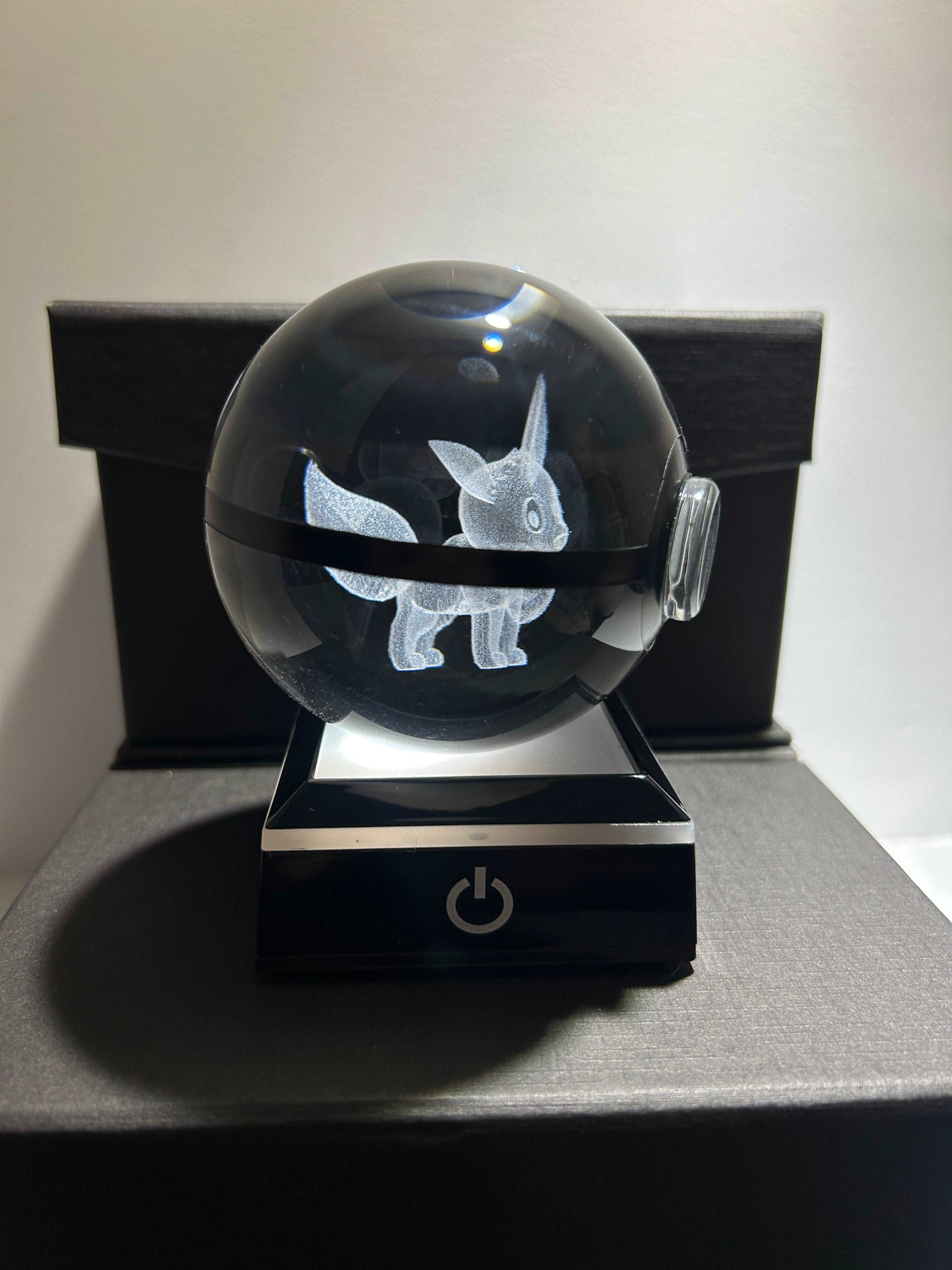 Crystal Eevee Pokeball