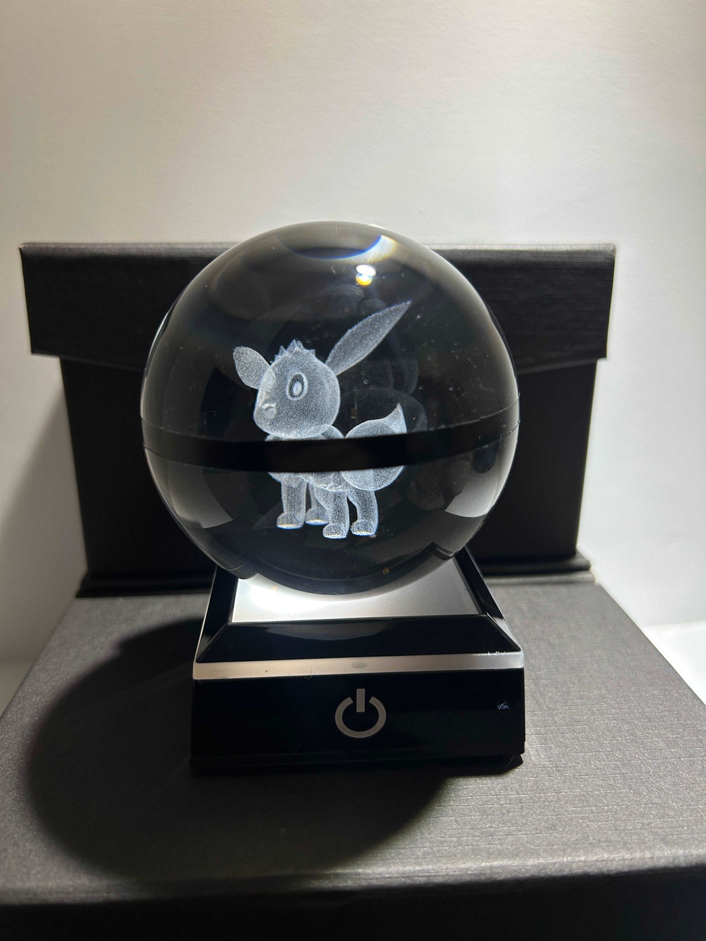 Crystal Eevee Pokeball