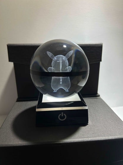 Crystal Pikachu Pokeball